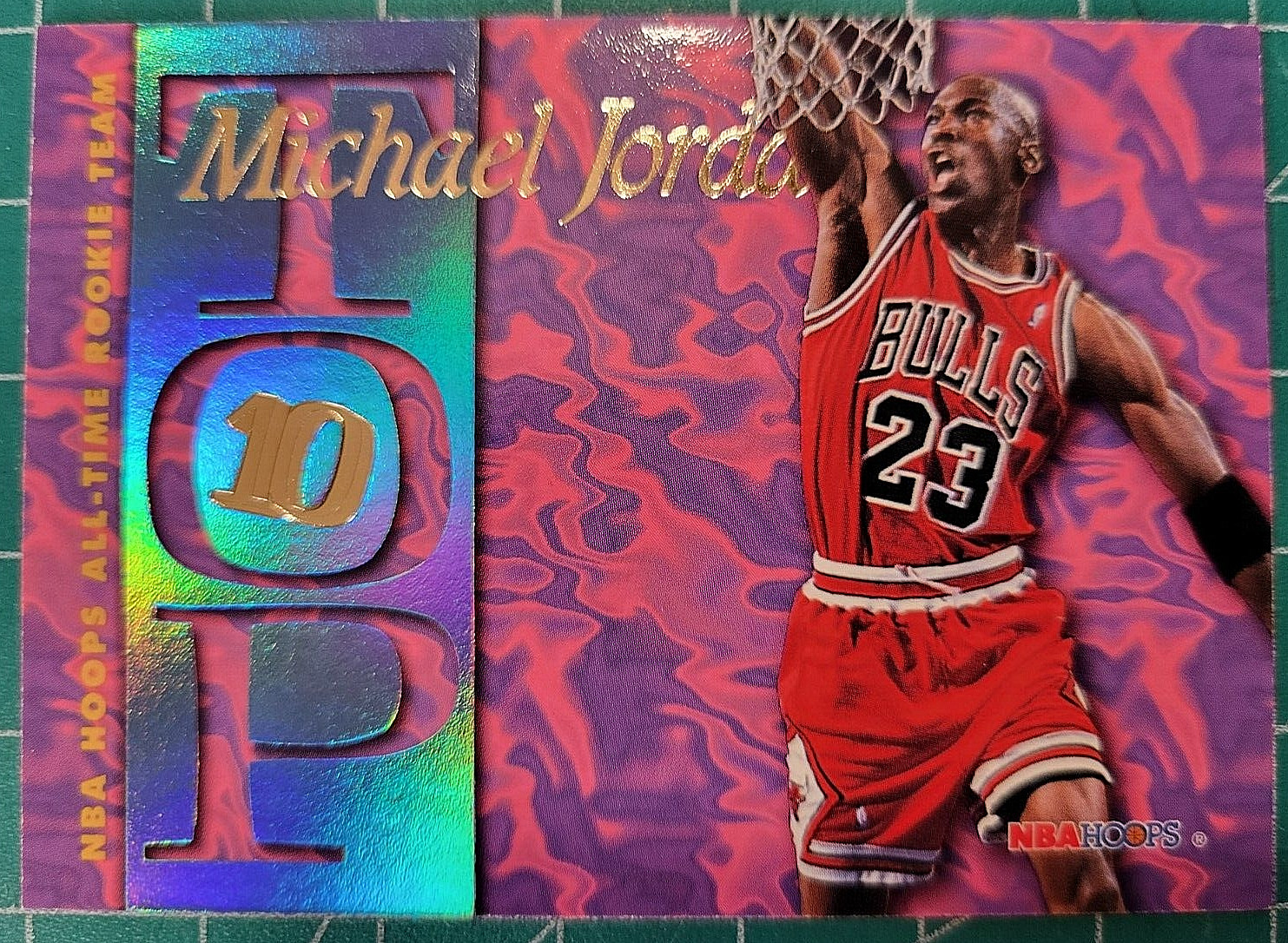 Michael Jordan 1995 Hoops #AR7 Top Ten Price Guide - Sports Card
