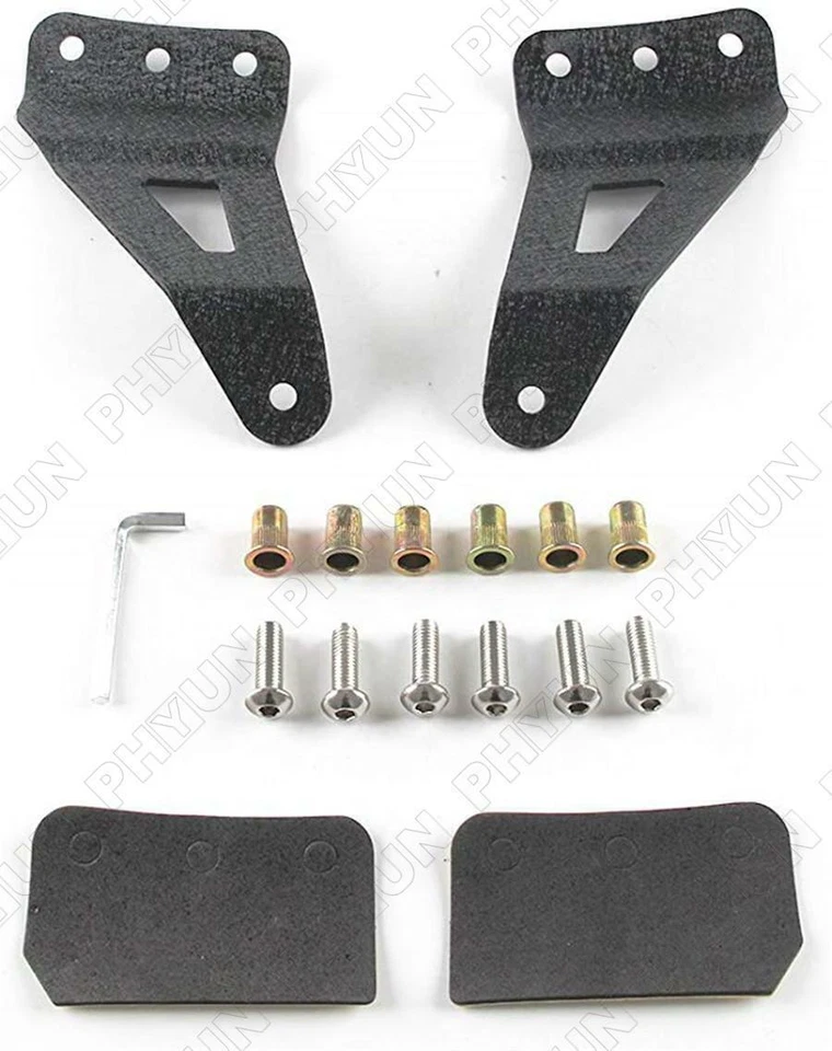 Car Off Road Roof 50'' LED Working Light Bar Mounting Beacket Light Holder USA Foto 4 de 4