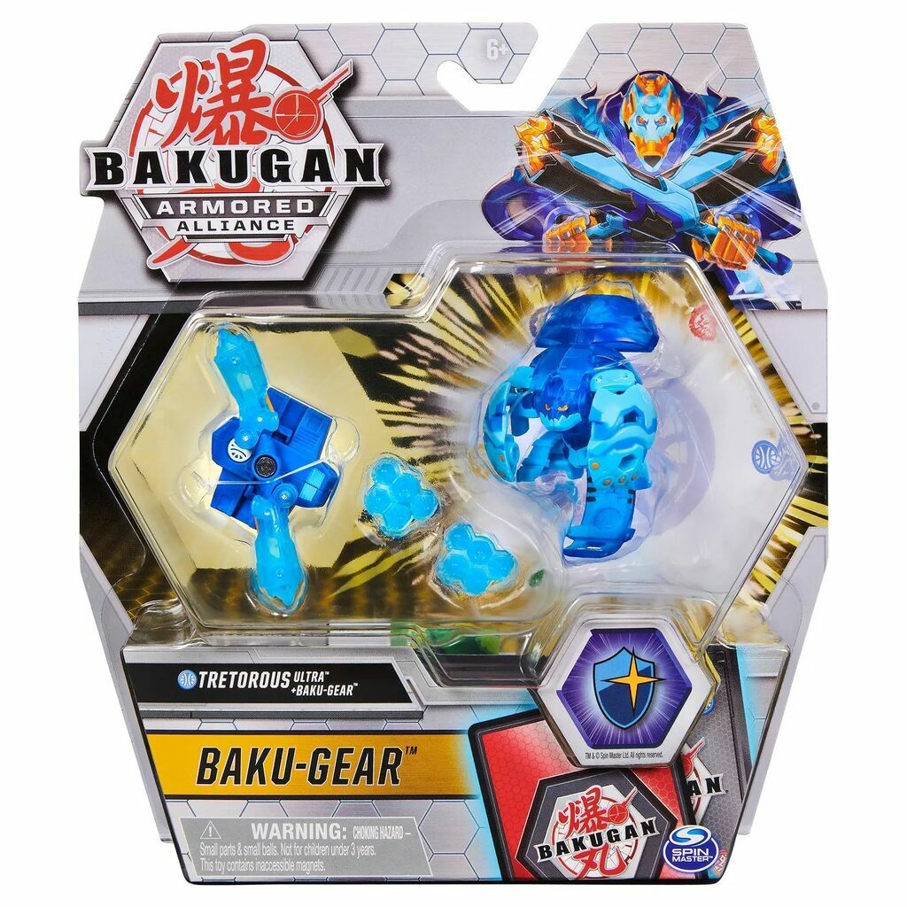 BAKUGAN Ultra – Aurelus Trhyno – 7,6 cm de Haut, créature Transformable