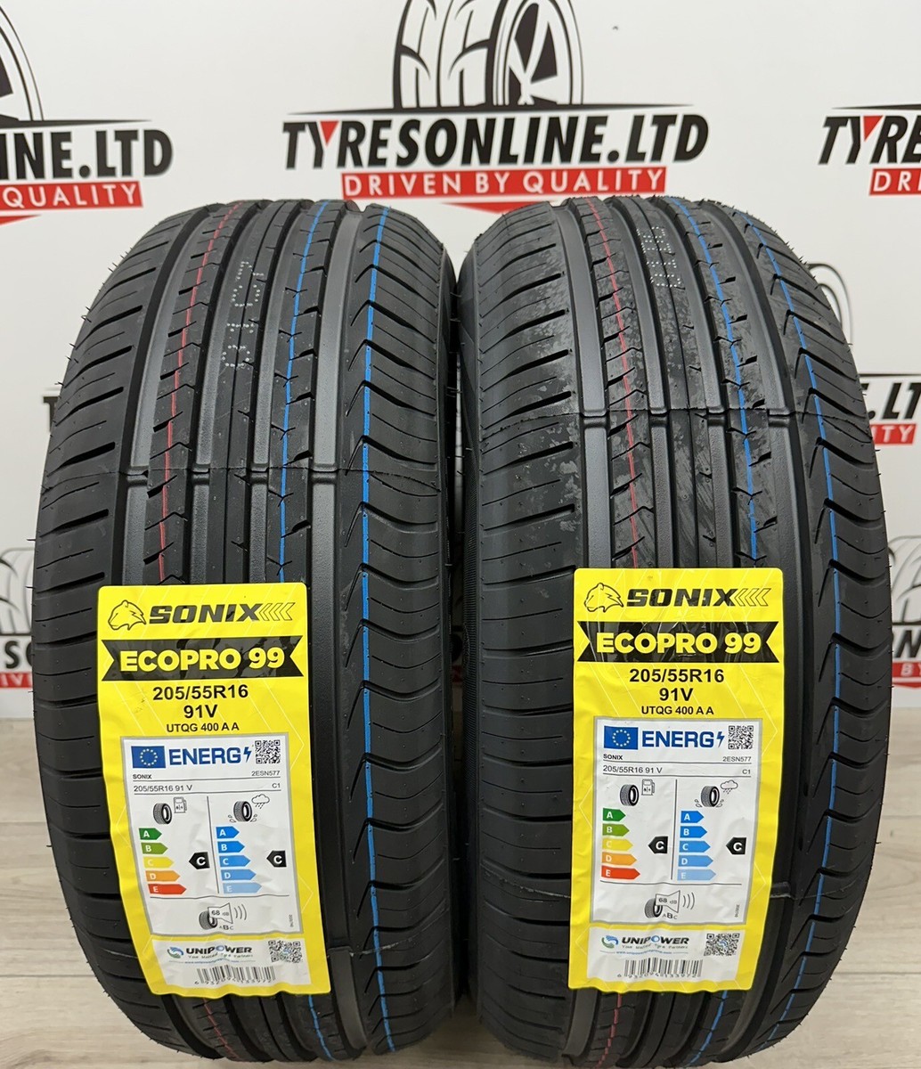 2 X 205 55 16 SONIX 205/55R16 91V M+S HIGH PERFORMANCE CHEAP BRAND  
