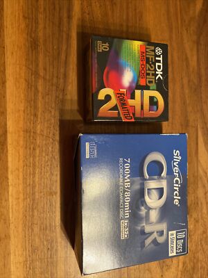 Disketten TDK MF-2HD 10 Stück Original verpackt CD-R Discs 10 NEU