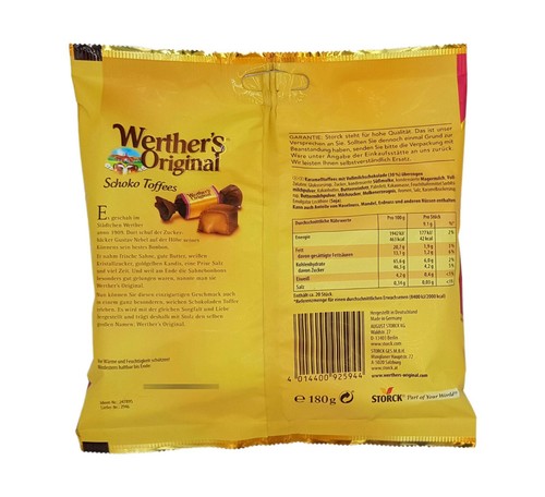 4x bags Werther's Original Chocolate toffees 🍬 720g | 1.59lbs total - 第 2/2 張圖片