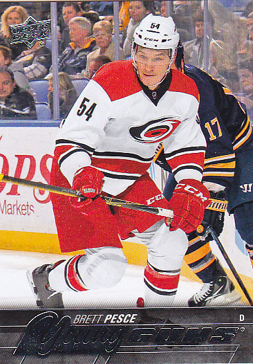 2015-16 UPPER DECK BRETT PESCE RC YOUNG GUNS ROOKIE #487 15-16