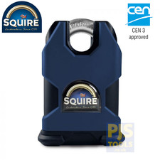 Squire SS50 CP5 50mm boron steel closed shackle stronghold security padlock