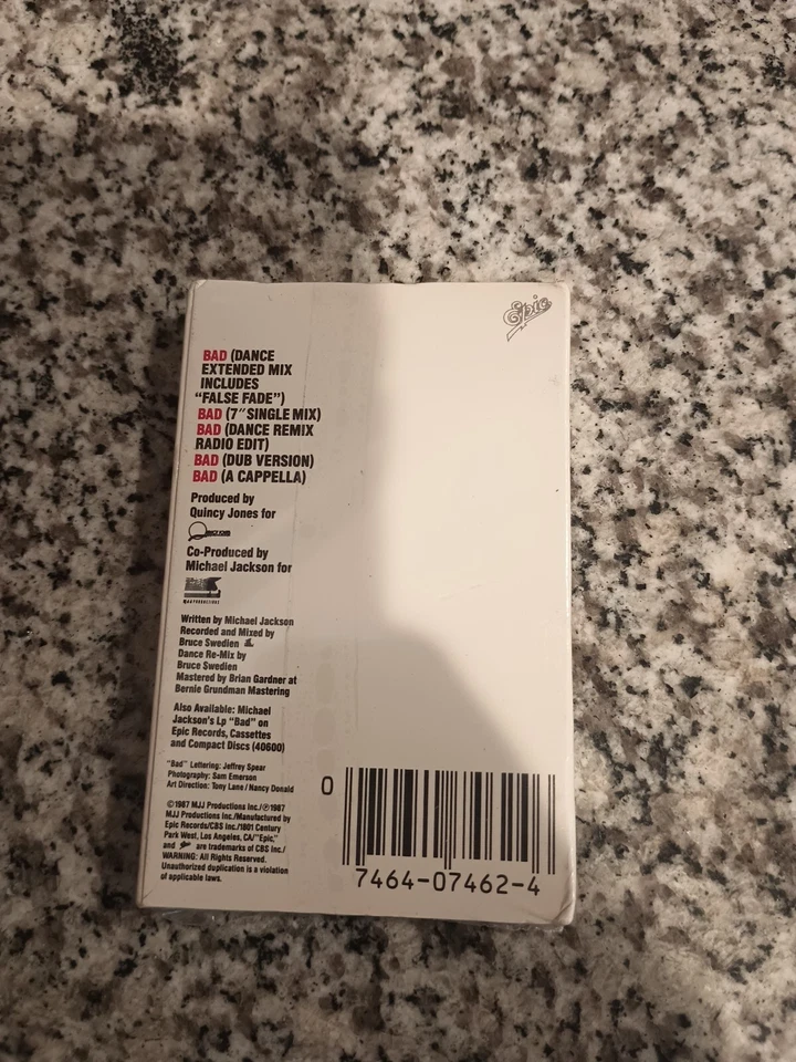 MICHAEL JACKSON-Bad Cassette Maxi Single - Image 2 of 4