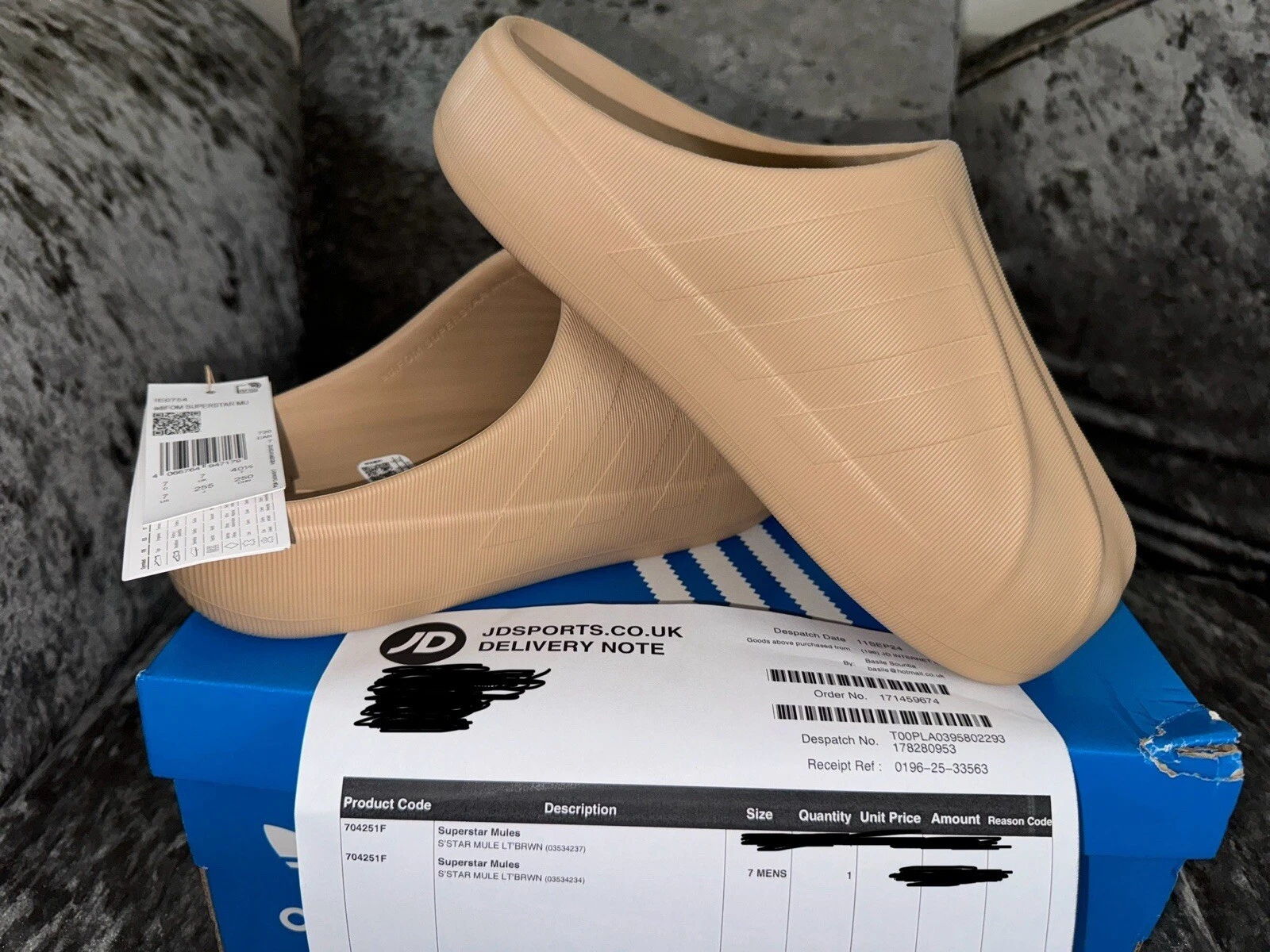 Adidas Sportswear Originals Superstar Mules sandalo ciabatte da spiaggia taglia 7