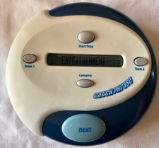 2004 Catch Phrase 2nd Edition Handheld Electronic Game Hasbro Blue  White