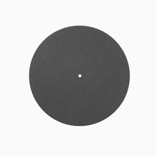 Premium Deer Hide Leather Turntable Mat - Handmade in Los Angeles USAfUxl