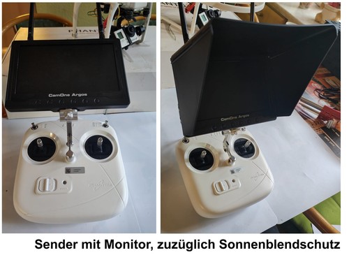 Drohne DJI Phantom P330D mit Funkmonitor und GoPro - Bild 4 von 12