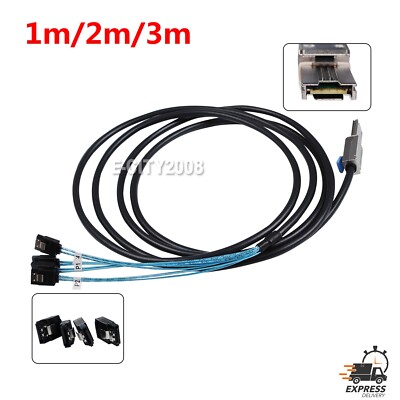 6G External Cable 26Pin SAS to SAS Cable SFF-8088 to SFF-8088 1~3 m