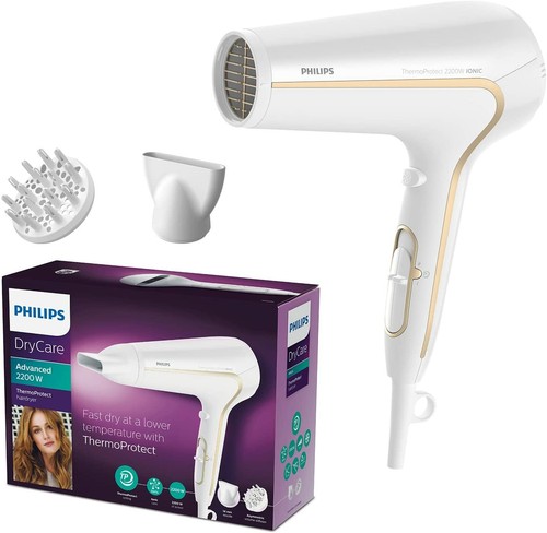 Philips DryCare Advanced HP8232/00 Secador ThermoProtect Ionic con  ionizador | eBay