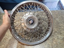 Vintage 1980s 1990s Buick 14" Wire Wheel Cover Hub Cap 1 hubcap