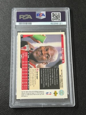 1997-98 Upper Deck Collector's Choice Michael Jordan 23 PSA 8