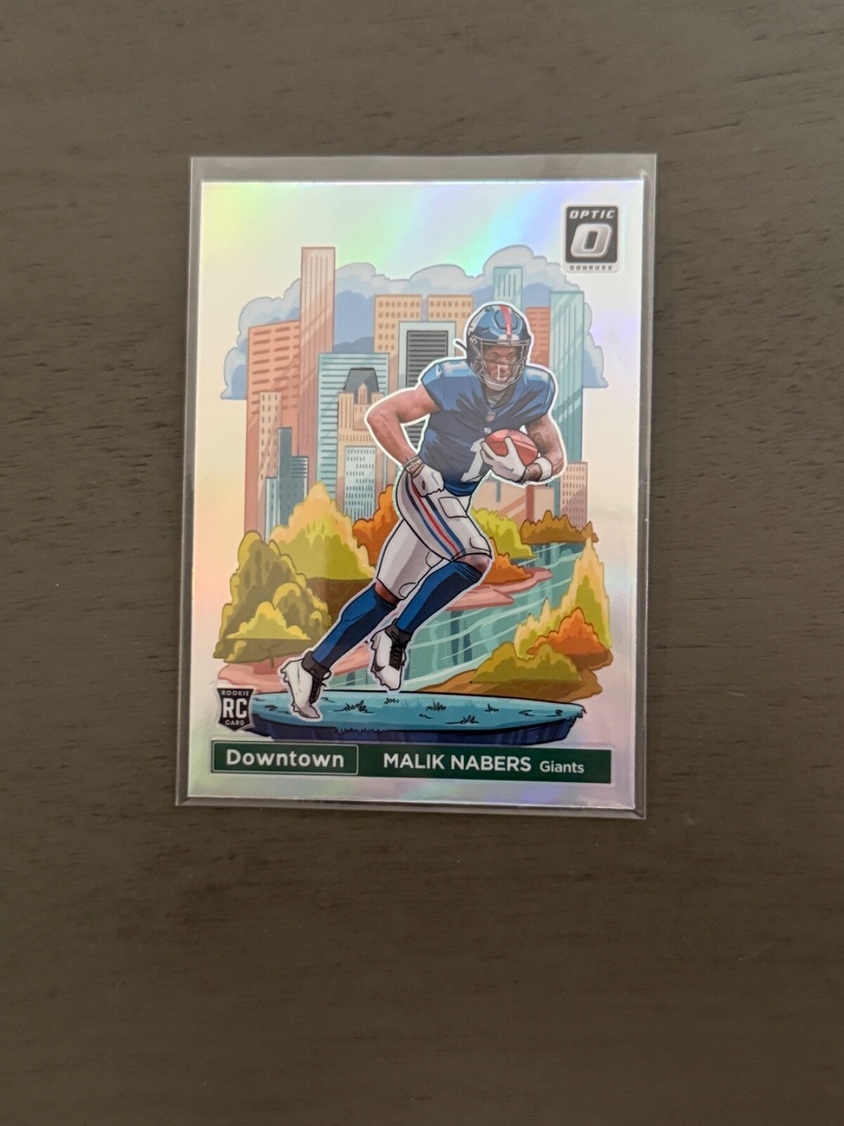 2024 Donruss Optic Football Malik Nabers Rookie RC #18 🔥 Downtown  NY Giants SP