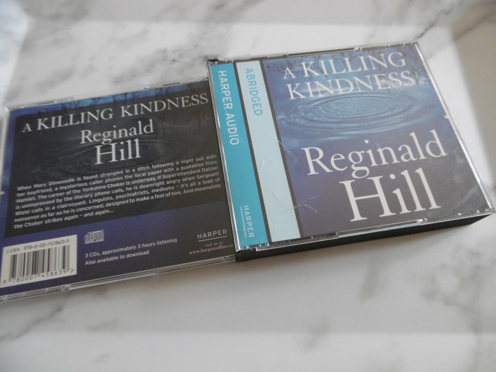 A KILLING KINDNESS REGINALD HILL 3 CD AUDIOBOOK 3 HRS SUPERINTENDENT DALZIEL