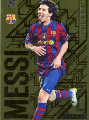 Champions League Trading Card GE10 - Lionel Messi - Gold Edge
