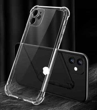 For iPhone 15 13 12 11 Pro Max Mini Soft Silicone Clear Cover /Camera Lens Cover