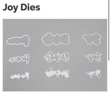 Stampin' Up! New Retired Joy Dies