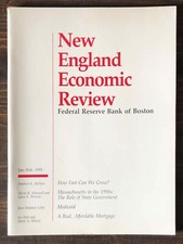 1991 New England Economic Review by Federal Reserve Bank of Boston - Lot of 4
