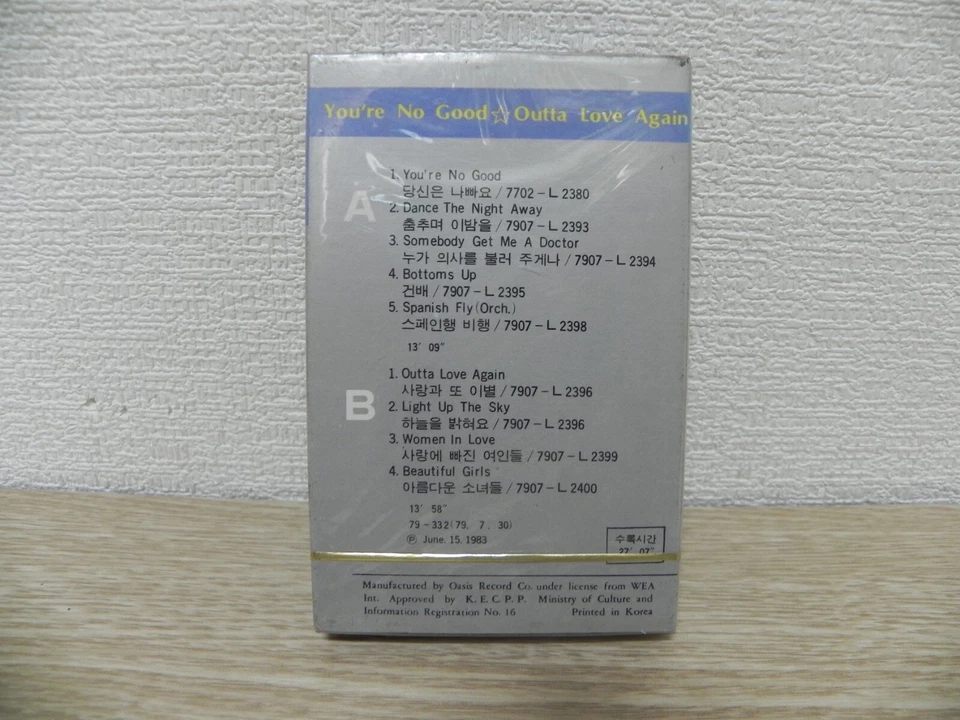 Van Halen - II 1983 KOREA 1st Press Cassette Tape / SEALED NEW - Image 4 of 4