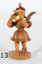 Erzgebirge Wood Angel Orchestra Trumpet 2 1/2" Tall