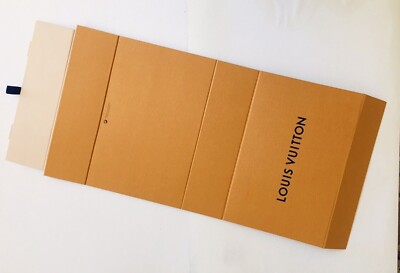 LOUIS VUITTON Authentic Empty Slide Box Folding Box Shopping Bag S