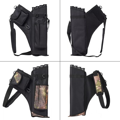 Archery Arrow Quiver 4 Tubes Waist Waist Pack Belt Back Pocket Hunting