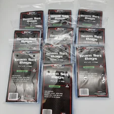 1000 BCW Resealable Team Set Bags (1-RTSB) | 10 Packs of 100