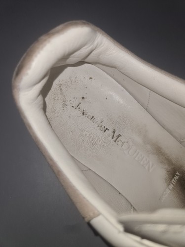 Alexander McQueen Runway Trainers UK 4.5 EU 37.5 Oversized White Leather Boxed - Picture 10 of 23