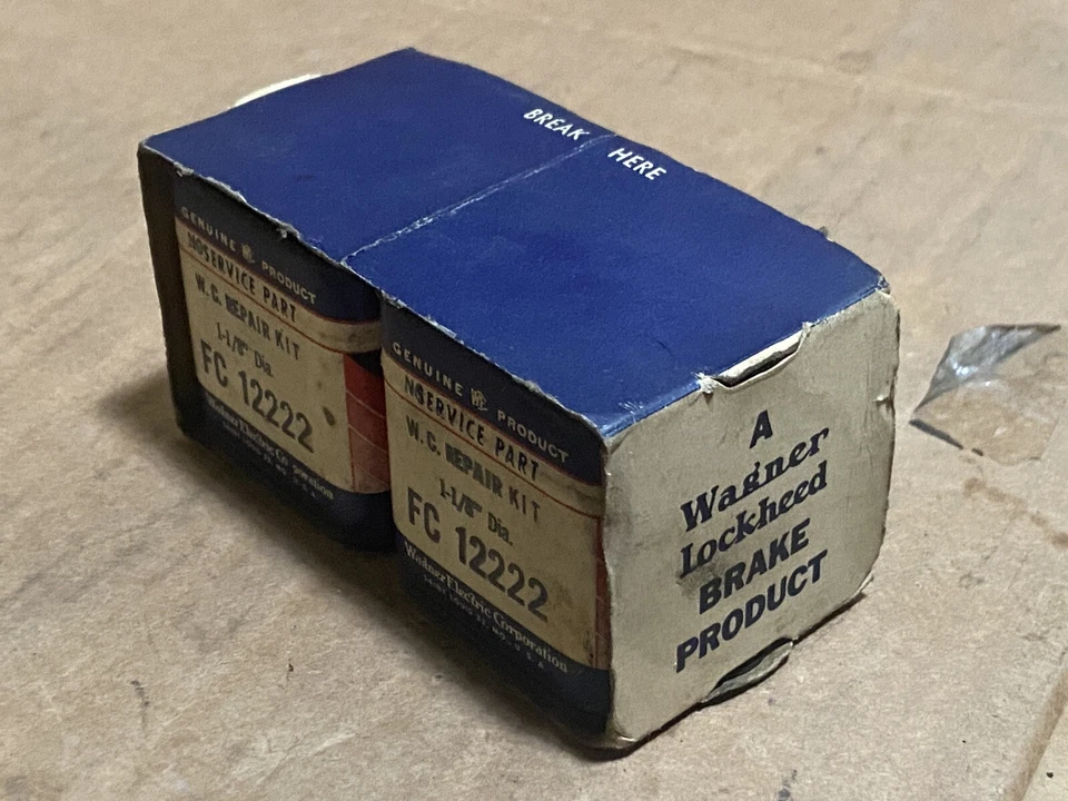 Kit de reparación de cilindro de rueda Wagner Lockheed FC12222 -- 1940-1942 Chrysler Saratoga Foto 3 de 4