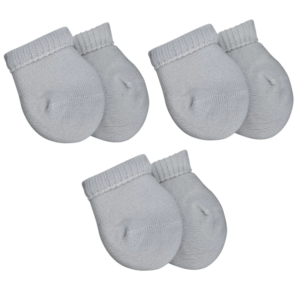 Stay-on Adjustable Preemie Socks – 3 Pairs Cotton Socks with Cuff - Image 3 of 4