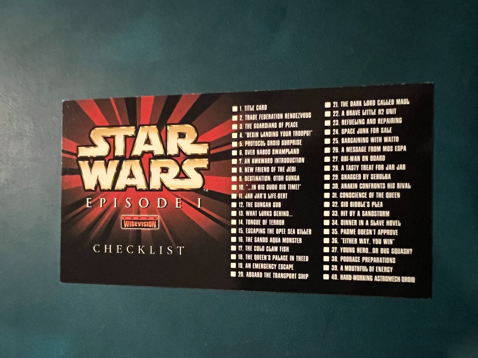 1999 Topps Star Wars Episode I SERIES 1-2 Widevision Complete Your Set U Pick - Picture 171 of 331