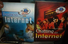 MINI INTERNET GUIDE - CHATTING , BUSINESS , EMAIL , SECURITY - 6 BOOKS IN 1 LOT