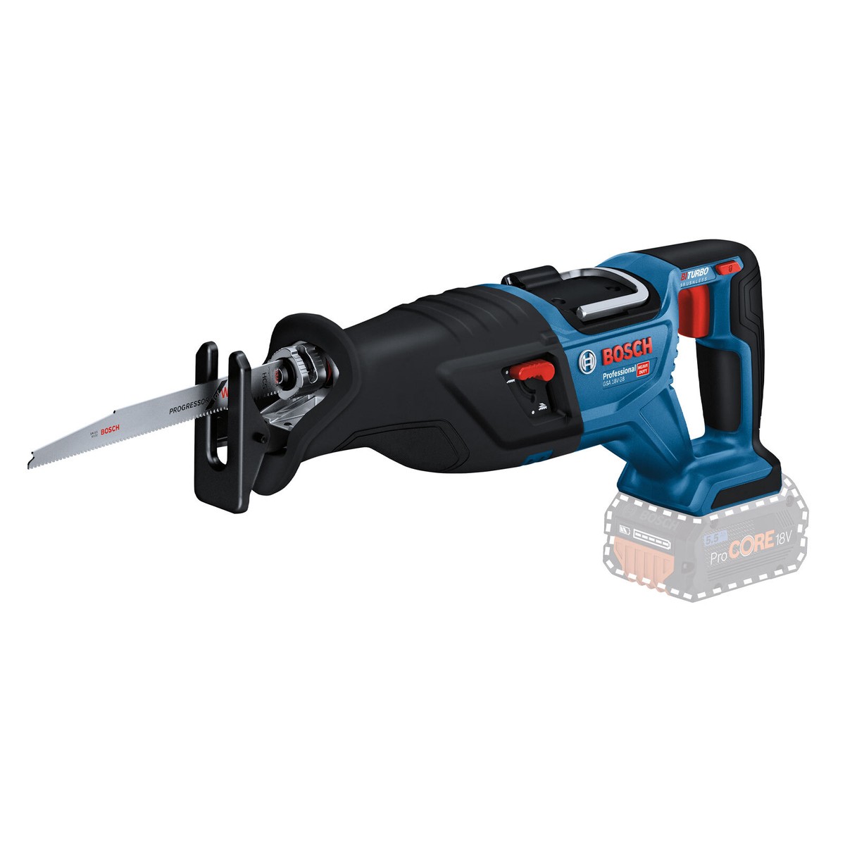 Bosch Professional GSA 18V-28 solo Akku-Säbelsäge Schnappfunktion  