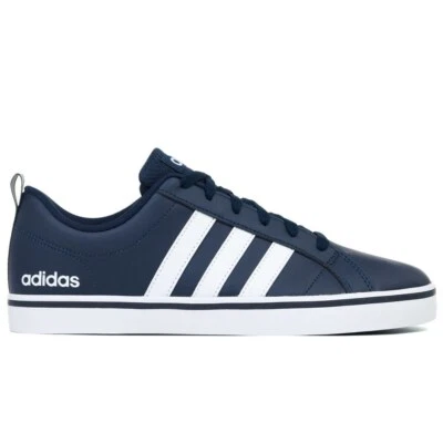 Chaussures Universel hommes Adidas VS Pace B74493 Blanc-Bleu marine - Photo 1/4