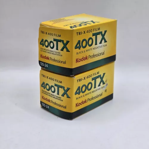 2 Kodak TRI-X 400TX Professional 36mm Black White Film 135-Exp:24 New & Expired