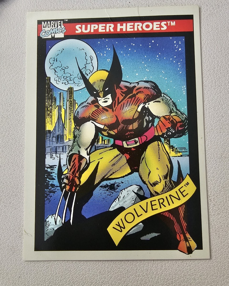 1991 Toy Biz Impel Marvel Universe Wolverine Promo Card RARE Near