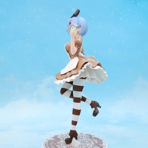 Re:Zero Rem Ram in Alice in Wonderland Outfit Figure Figurine FuRyu Lot of 2 - Picture 11 of 12