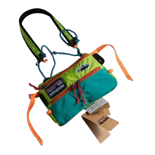 Patagoniai Lässige Handy Tasche Leicht Reise MiniPack Mehrfarbig Umschlag Tasche - Picture 16 of 25