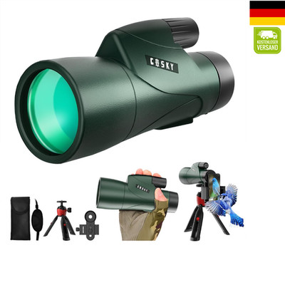 Gosky 12x55 Monokular BAK4 FMC Smartphoneadapter Vogel