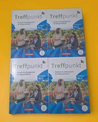 Treffpunkt B1.1 & B1.2 Komplett-Set (4 Bücher)   Cornelsen   Guter Zustand