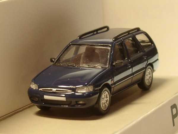 Premium Ford Escort Mk Vii Turnier, Dunkel-Blau - Pcx 870652 - 1:87-image