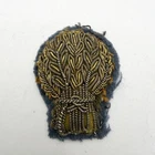 Genuine WW2 Lothians & Border Horse Yeomanry Officers Bullion Cloth Beret Badge