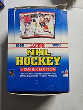 1990 Score Hockey Wax Box (36) Sealed Packs Jagr Brodeur HOF RC Year