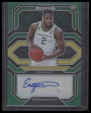 2021 Panini Prizm Draft Picks #CP-EMO Eugene Omoruyi College Penmanship Green