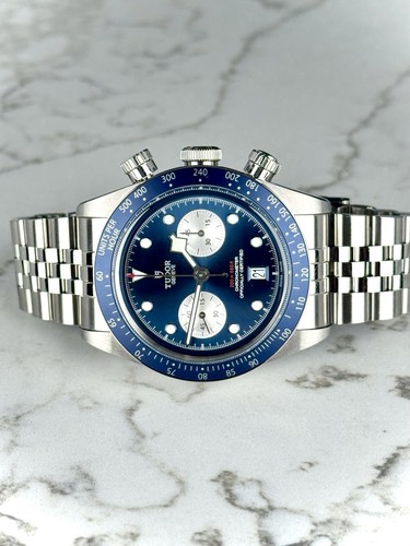 TUDOR Black Bay Chrono 79360B Blue Dial Jubilee Boutique