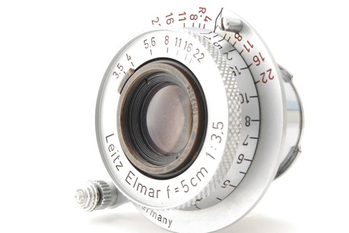 Rote Waage! [Near MINT] Leica Leitz Elmar 5cm 50mm f/3.5 Lens L39 Ltm Screw Mount - Bild 17 von 24