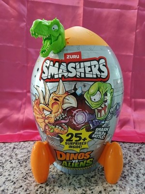 NEW Zuru Smashers Dino vs Aliens Large Dino Egg 12  25+ Surprises