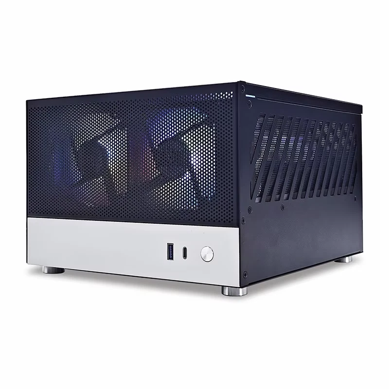 White Case 9L Compact PC Chassis Support Flex PSU/240mm GPU/100mm Cooler/180 Liq - Image 4 of 4