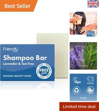 Eco-Friendly Lavender & Tea Tree Shampoo Bar 95g - Plant-Based & Cruelty-Free